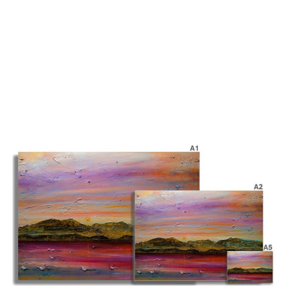 Arran Autumn Dusk Prints