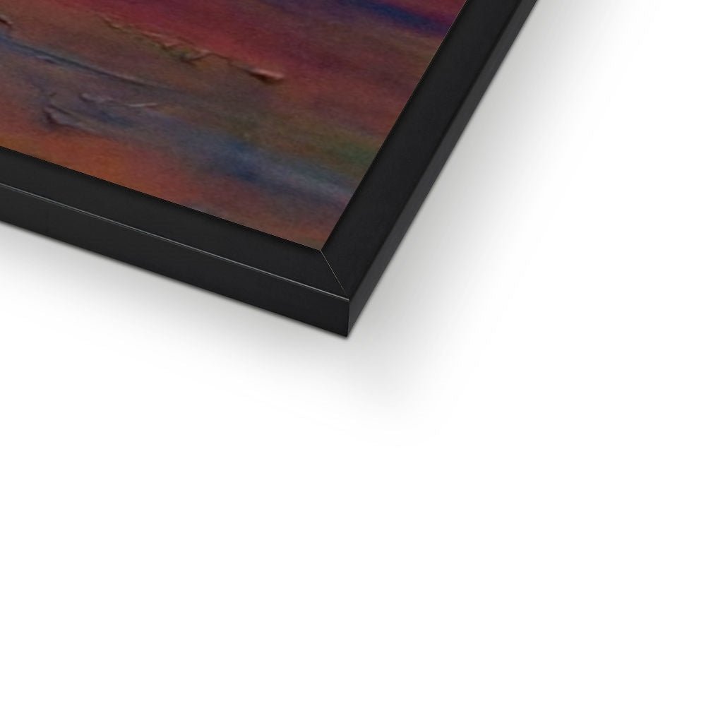Arran Autumn Dusk Painting | Framed Prints From Scotland-Framed Prints-Arran Art Gallery-Paintings, Prints, Homeware, Art Gifts From Scotland By Scottish Artist Kevin Hunter