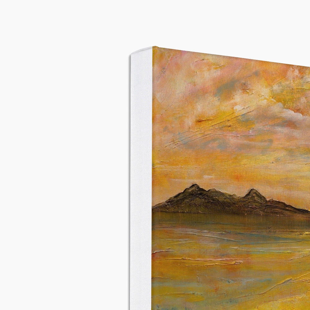 Arran Dusk Art Eco Canvas from my Arran Art Gallery Art Gallery Collection