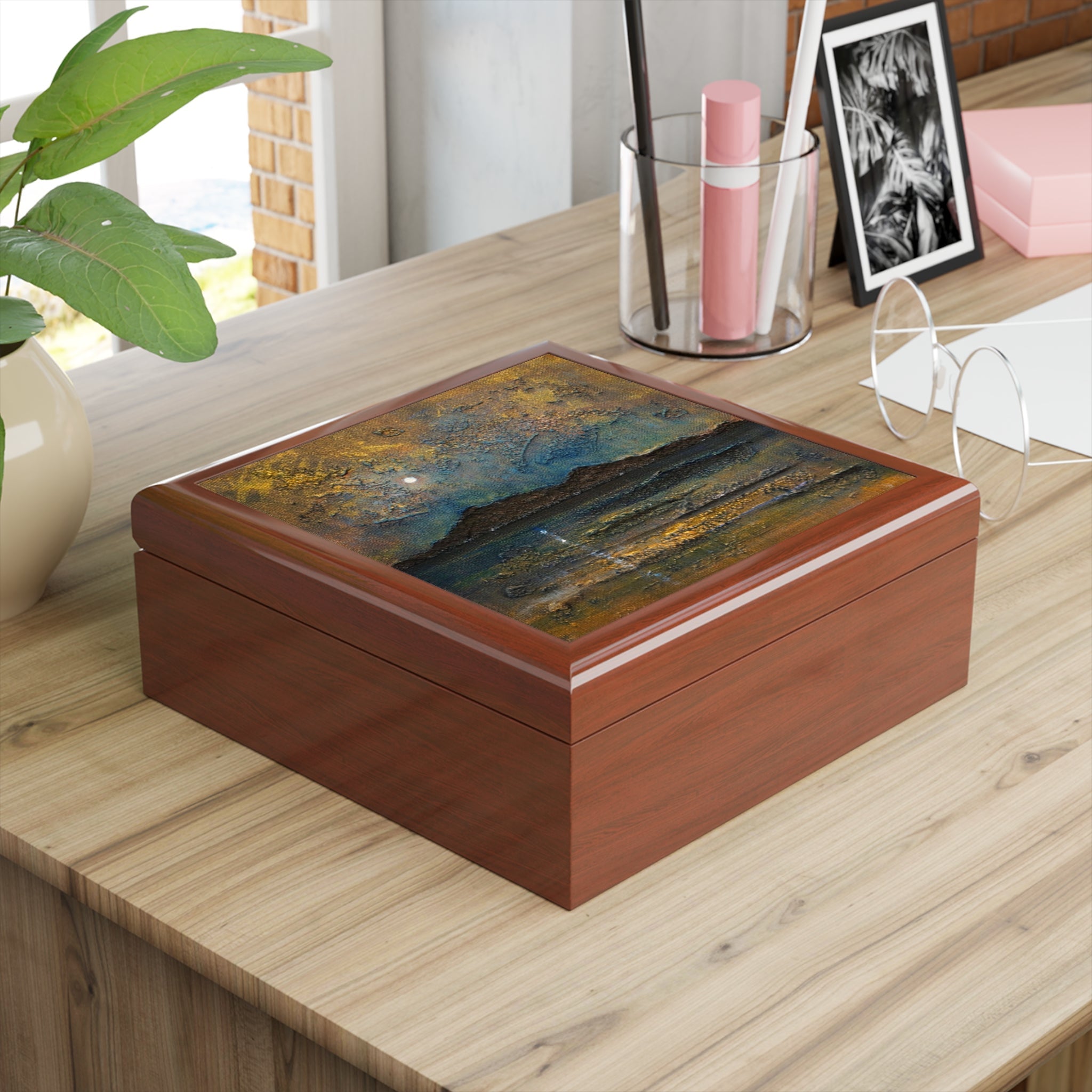 Arran Moonlight | Art Jewellery Box | Scotland