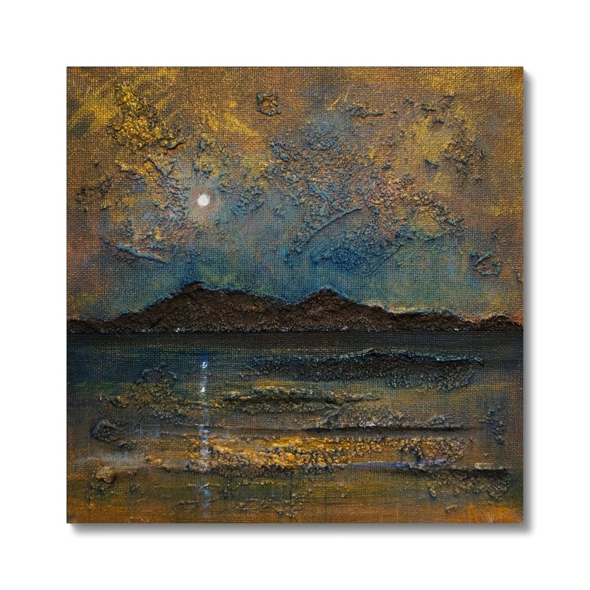 Arran Moonlight Painting | Canvas From Scotland