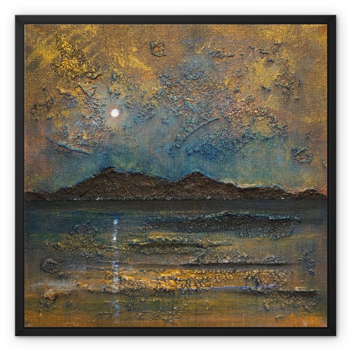 Arran Moonlight Painting | Framed Canvas Prints From Scotland