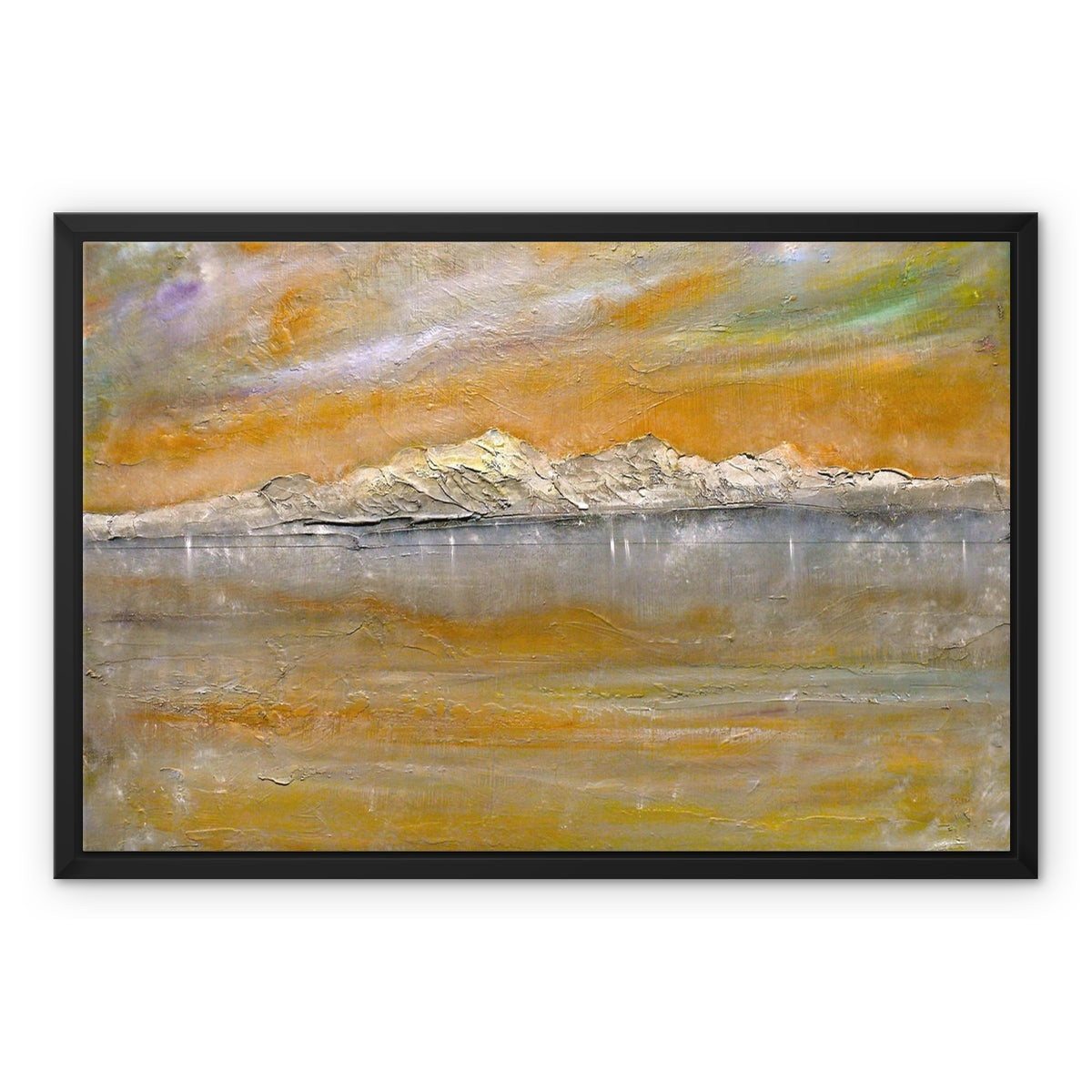 Arran Snow Painting | Framed Canvas Prints From Scotland