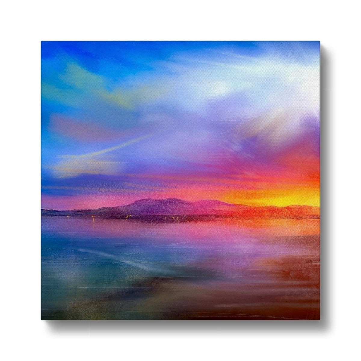 Arran Sunset Art Eco Canvas from my Arran Art Gallery Art Gallery Collection