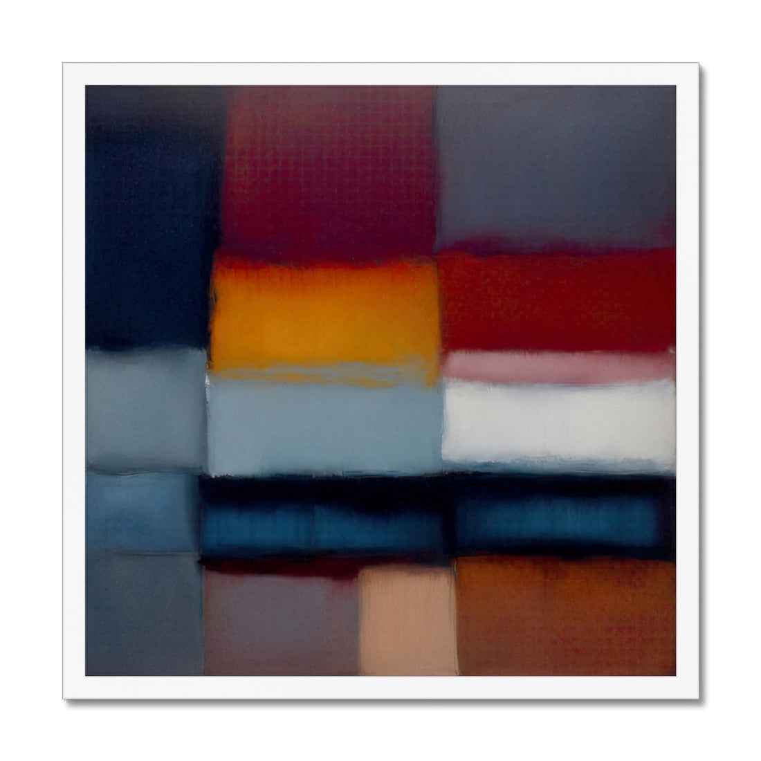 Autumn Abstract Painting | Art By Koan | Framed Print