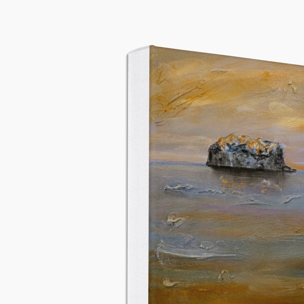 Bass Rock Dawn Art Eco Canvas from my Edinburgh & Glasgow Art Gallery Art Gallery Collection