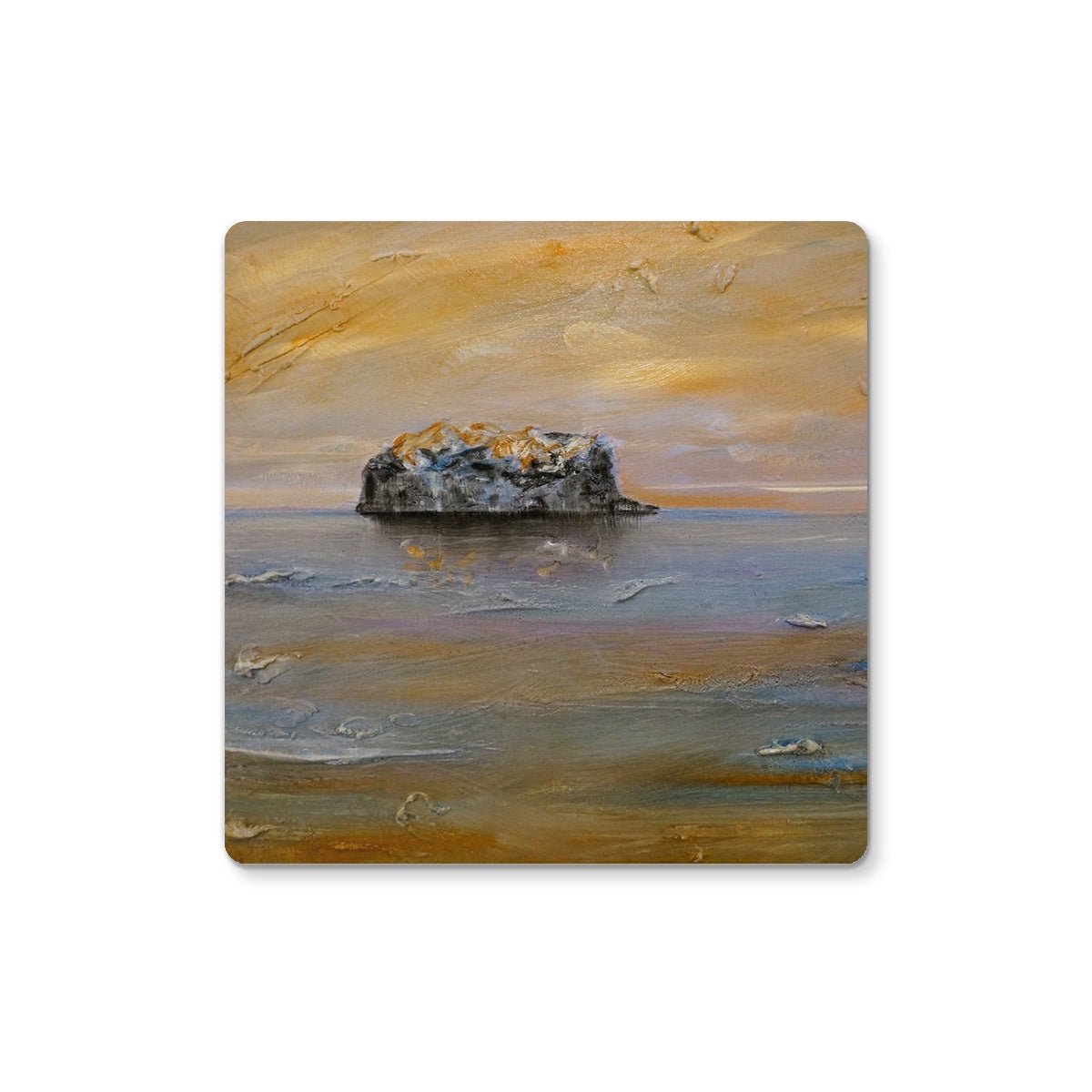 Bass Rock Dawn Art Gifts Coaster