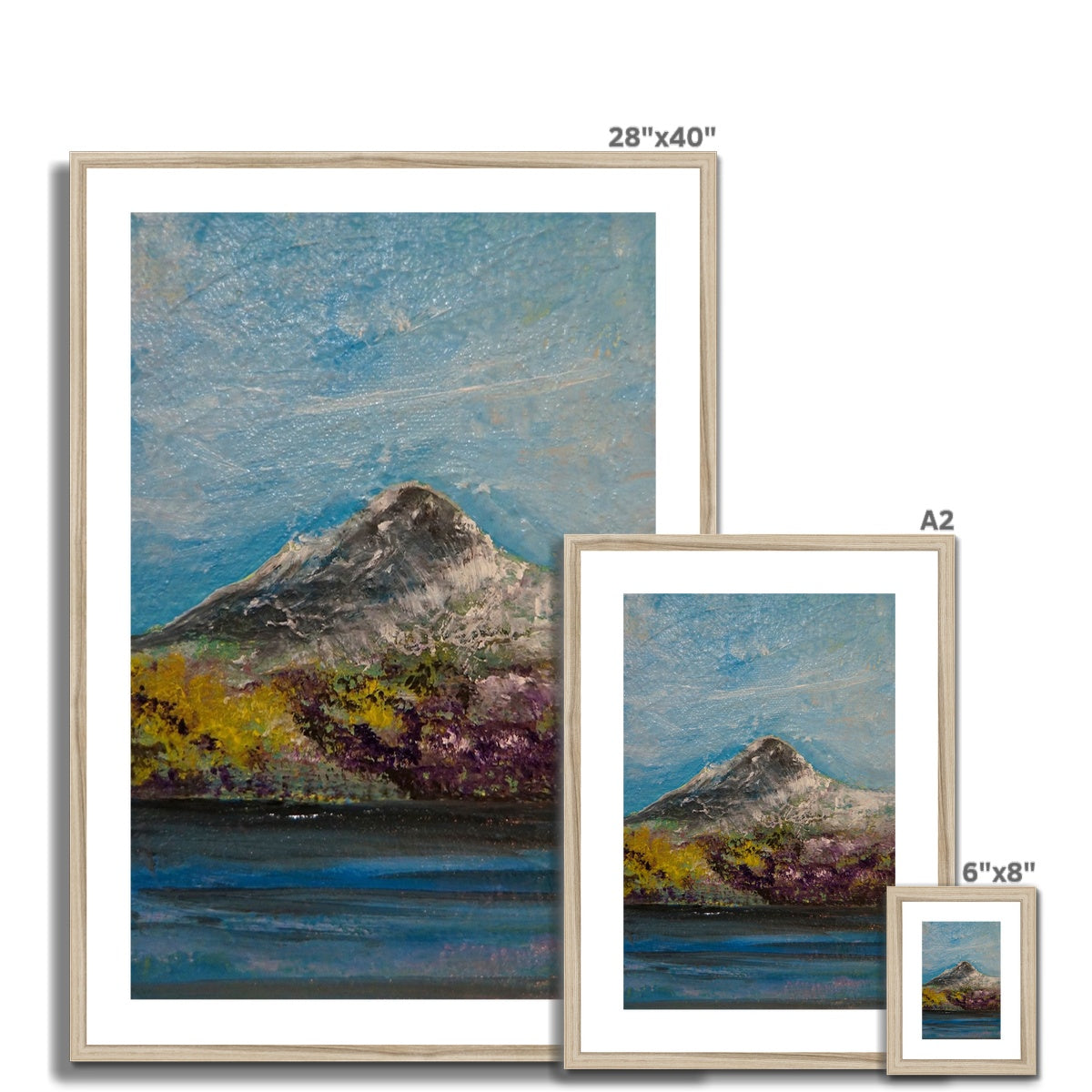 Ben Lomond ii Painting | Framed &amp; Mounted Prints From Scotland