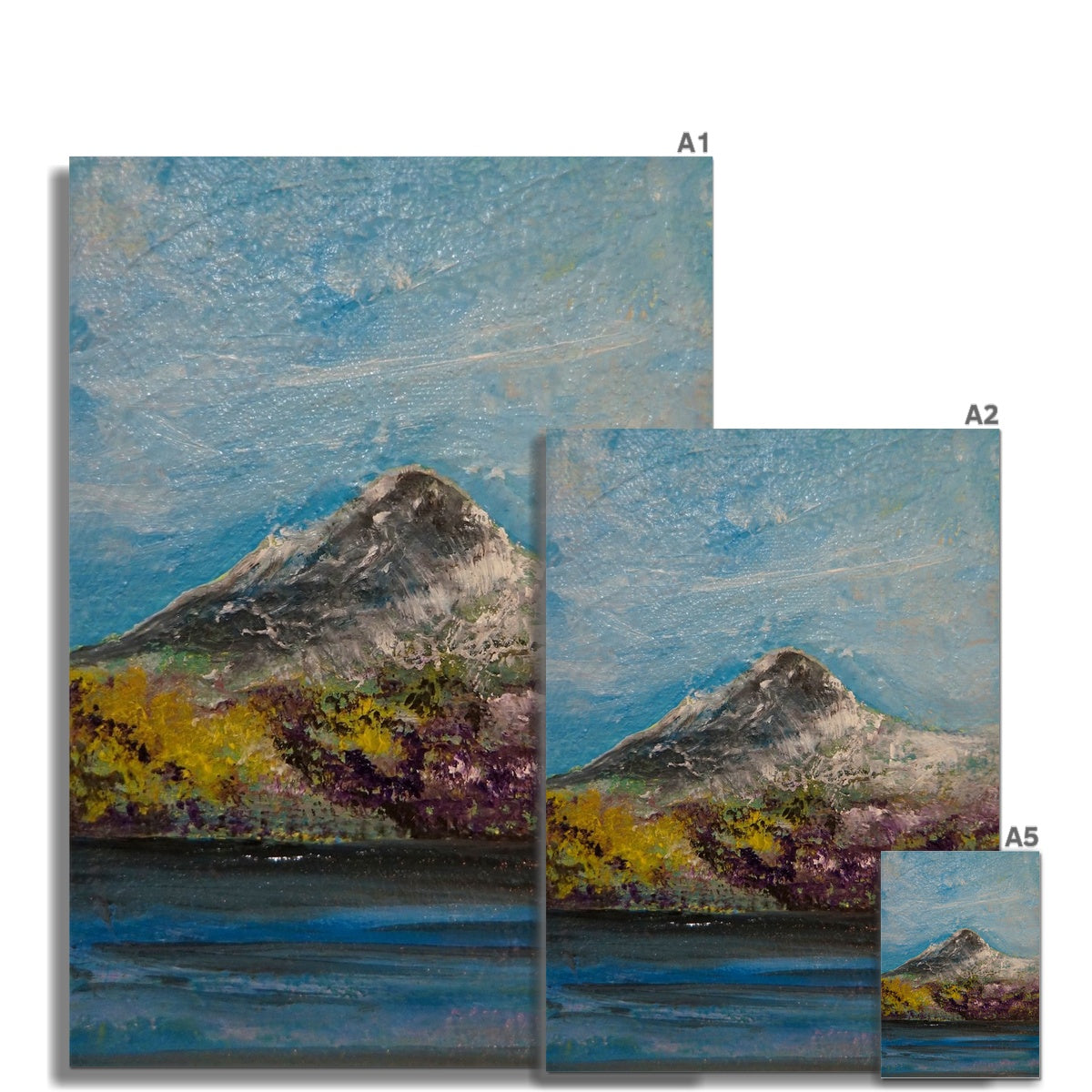 Ben Lomond ii Painting Scotland | Signed Scottish Fine Art Prints