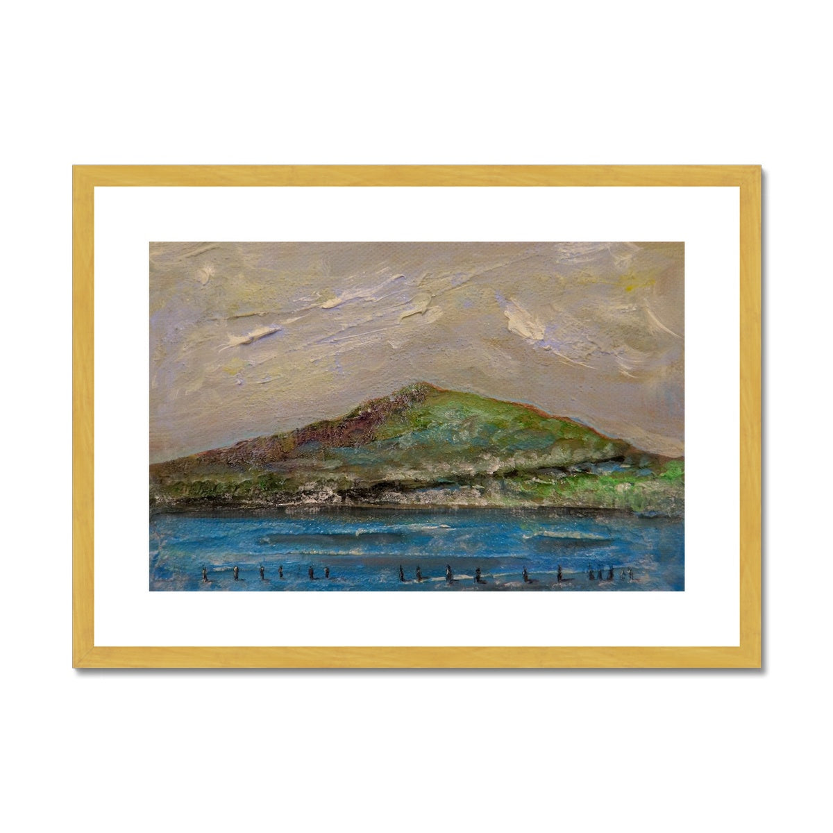 Ben Lomond iii Painting | Antique Framed & Mounted Prints From Scotland