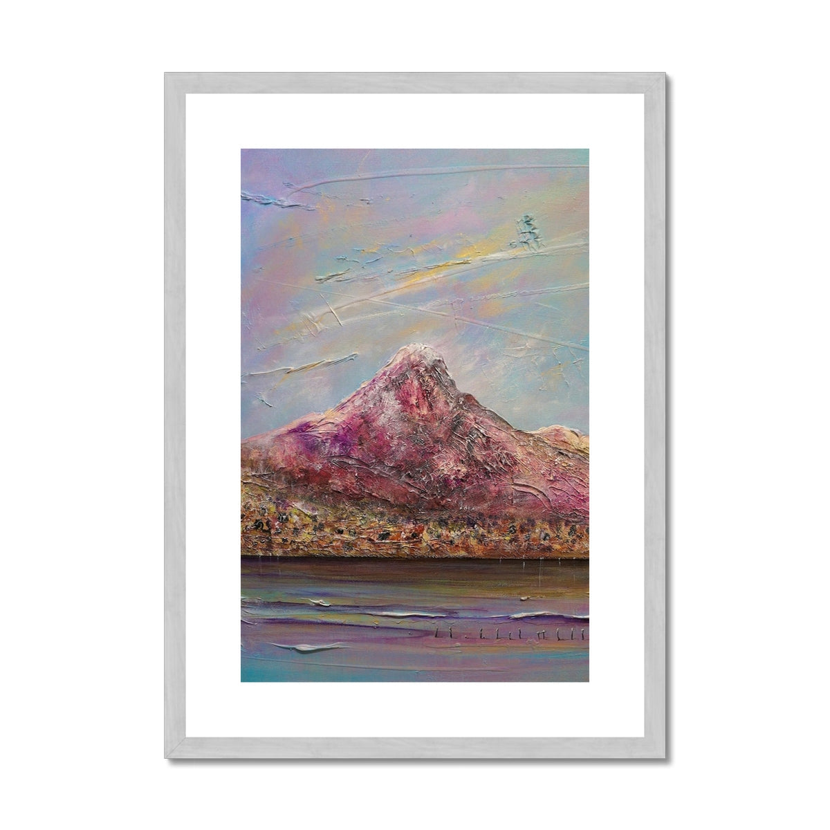 Ben Lomond Painting | Antique Framed & Mounted Prints From Scotland