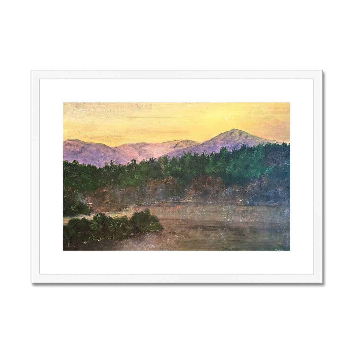 Ben Tee Invergarry Painting | Framed & Mounted Prints From Scotland