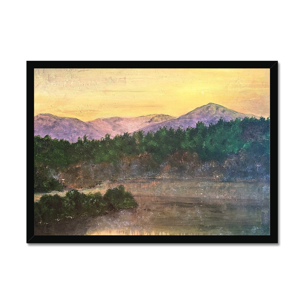 Ben Tee Invergarry Painting | Framed Prints From Scotland