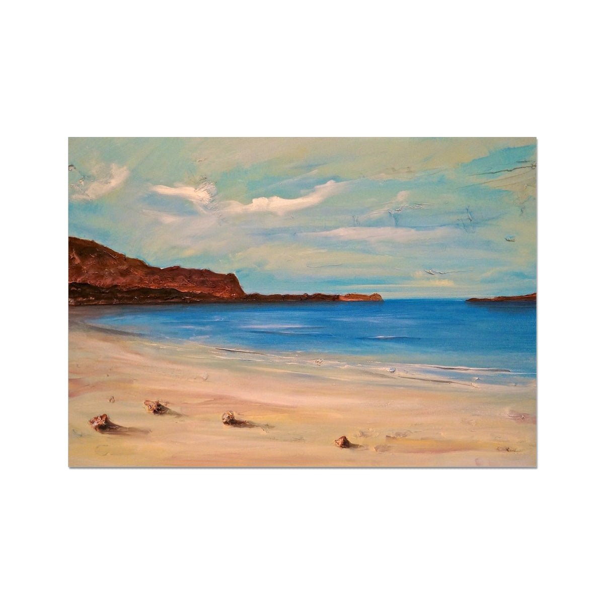 Bosta Beach Lewis Painting | Fine Art Prints From Scotland