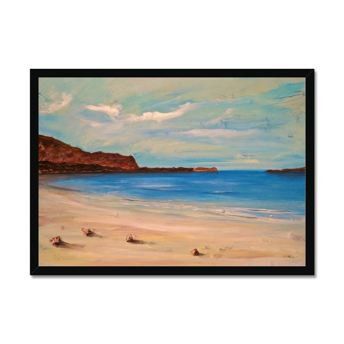 Bosta Beach Lewis Painting | Framed Prints From Scotland