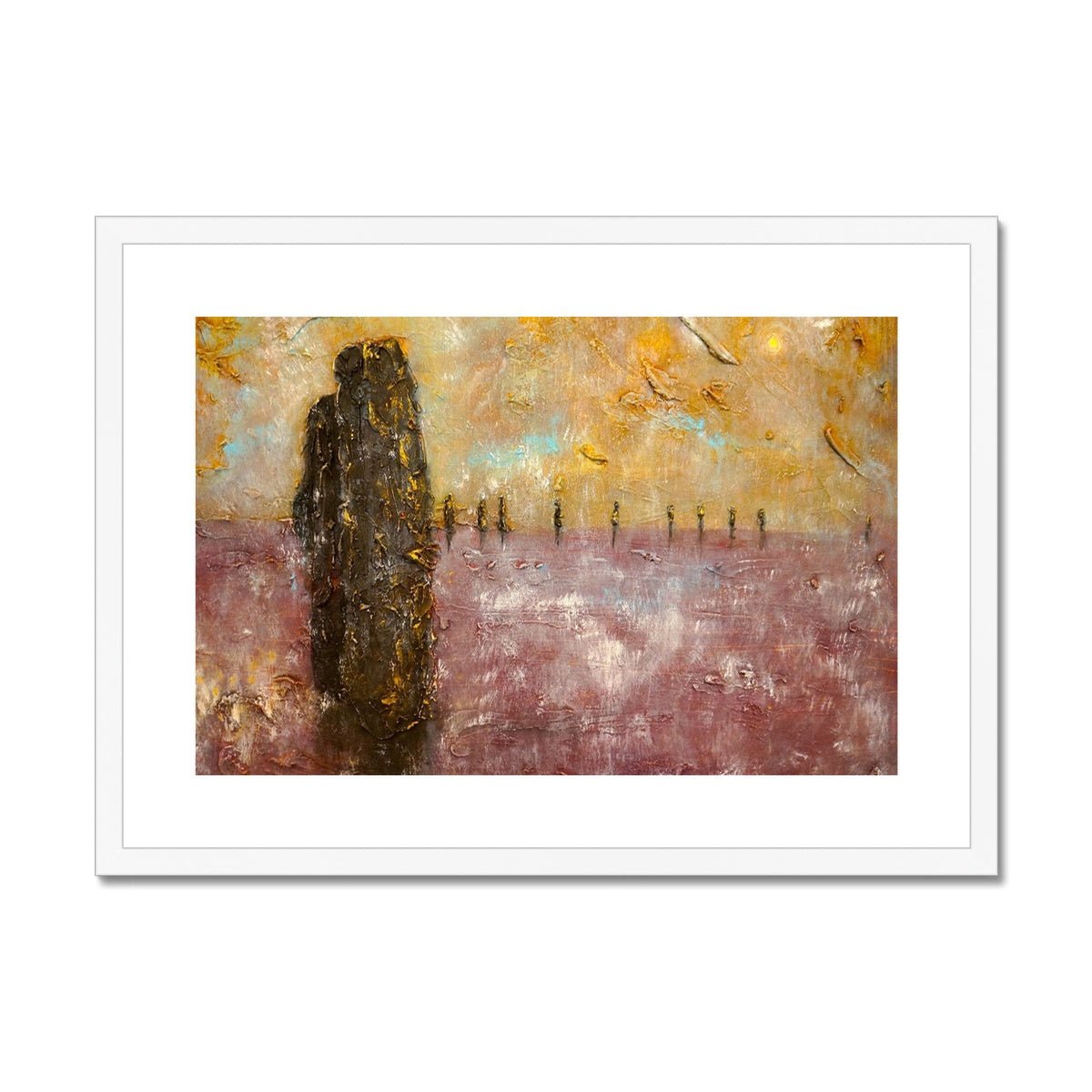 Brodgar Mist Orkney Painting | Framed & Mounted Prints From Scotland