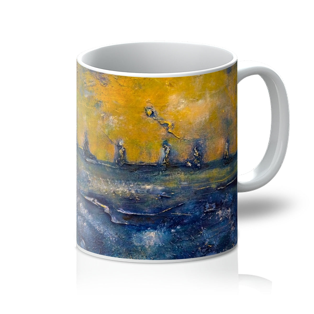 Brodgar Moonlight Orkney Art Gifts Mug | Orkney Art Gallery | Paintings, Prints, Homeware and Art Gifts From Scotland By Scottish Artist Kevin Hunter