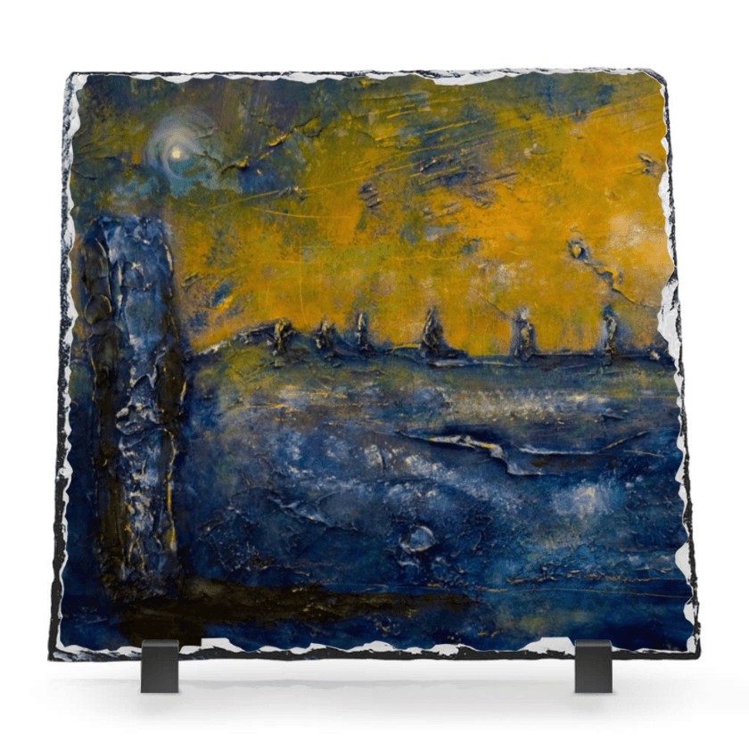Brodgar Moonlight Orkney Slate | Scottish Art Gifts