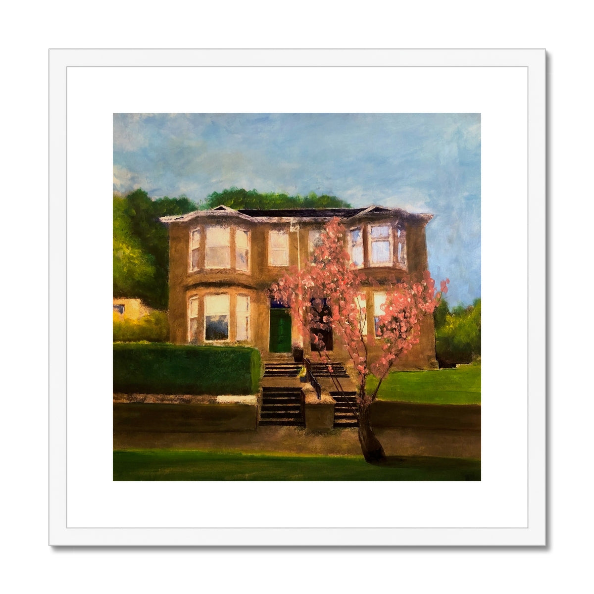 Broomberry Drive Painting | Framed & Mounted Prints From Scotland