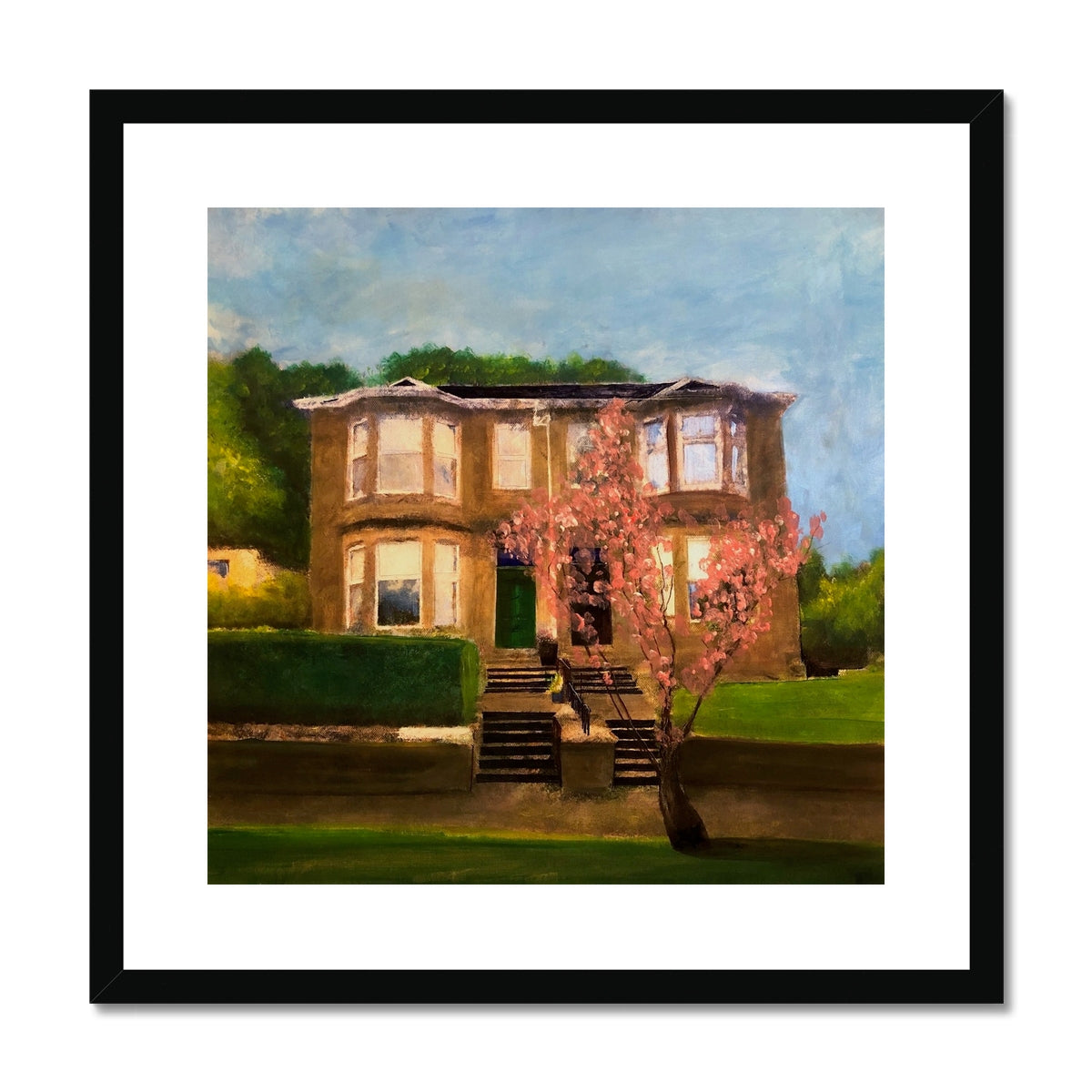 Broomberry Drive Painting | Framed & Mounted Prints From Scotland