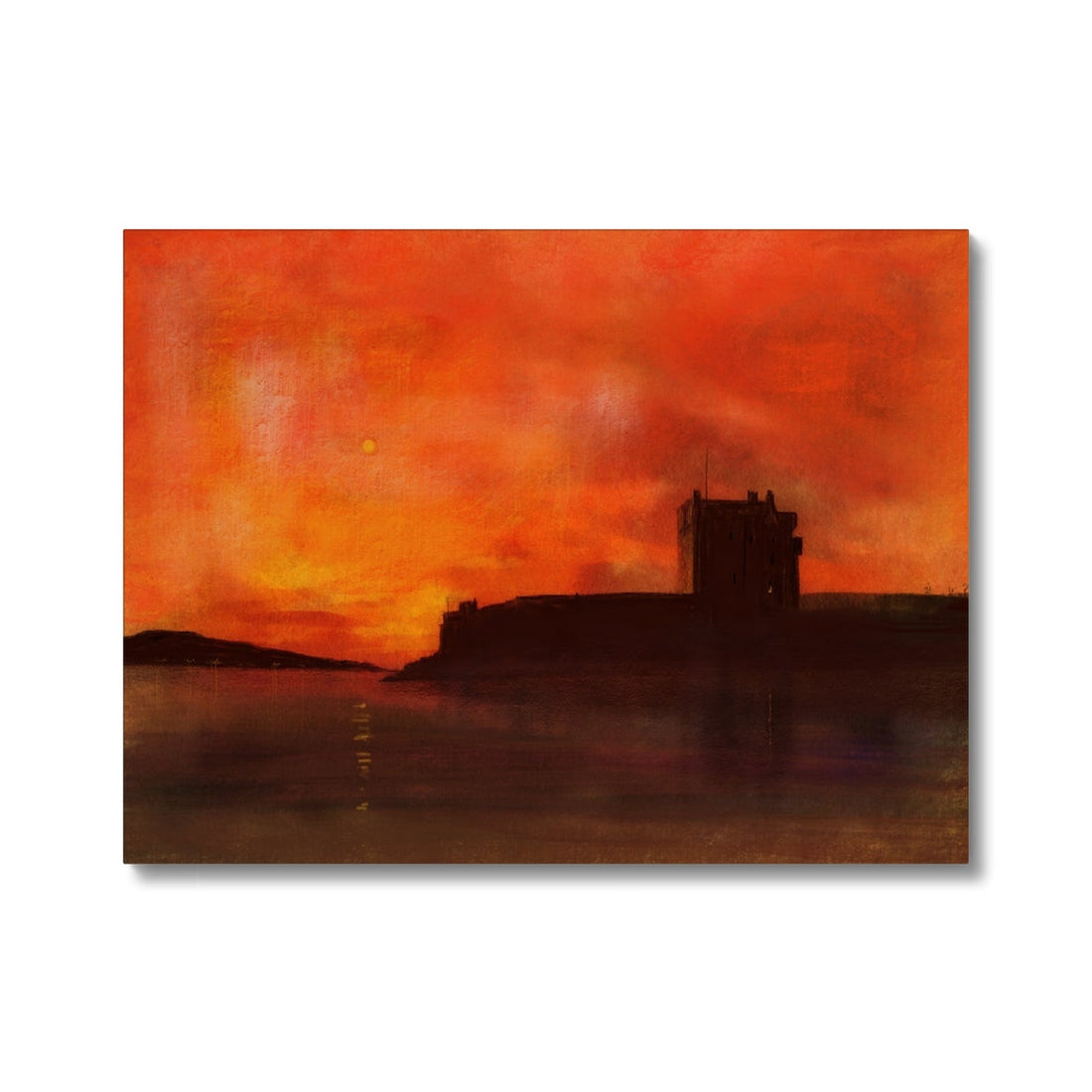 Broughty Castle Sunset Canvas