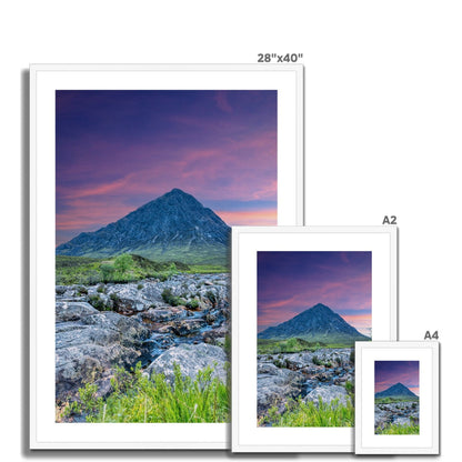 Buachaille Etive Mor Dawn Glencoe Scottish Landscape Photography | Framed &amp; Mounted Prints From Scotland