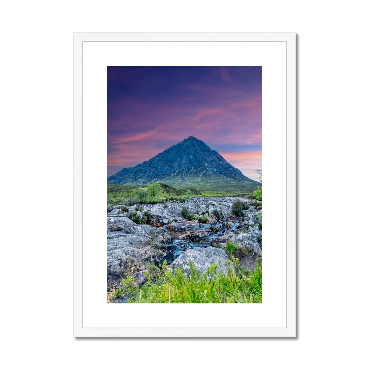 Buachaille Etive Mor Dawn Glencoe Scottish Landscape Photography | Framed & Mounted Prints From Scotland