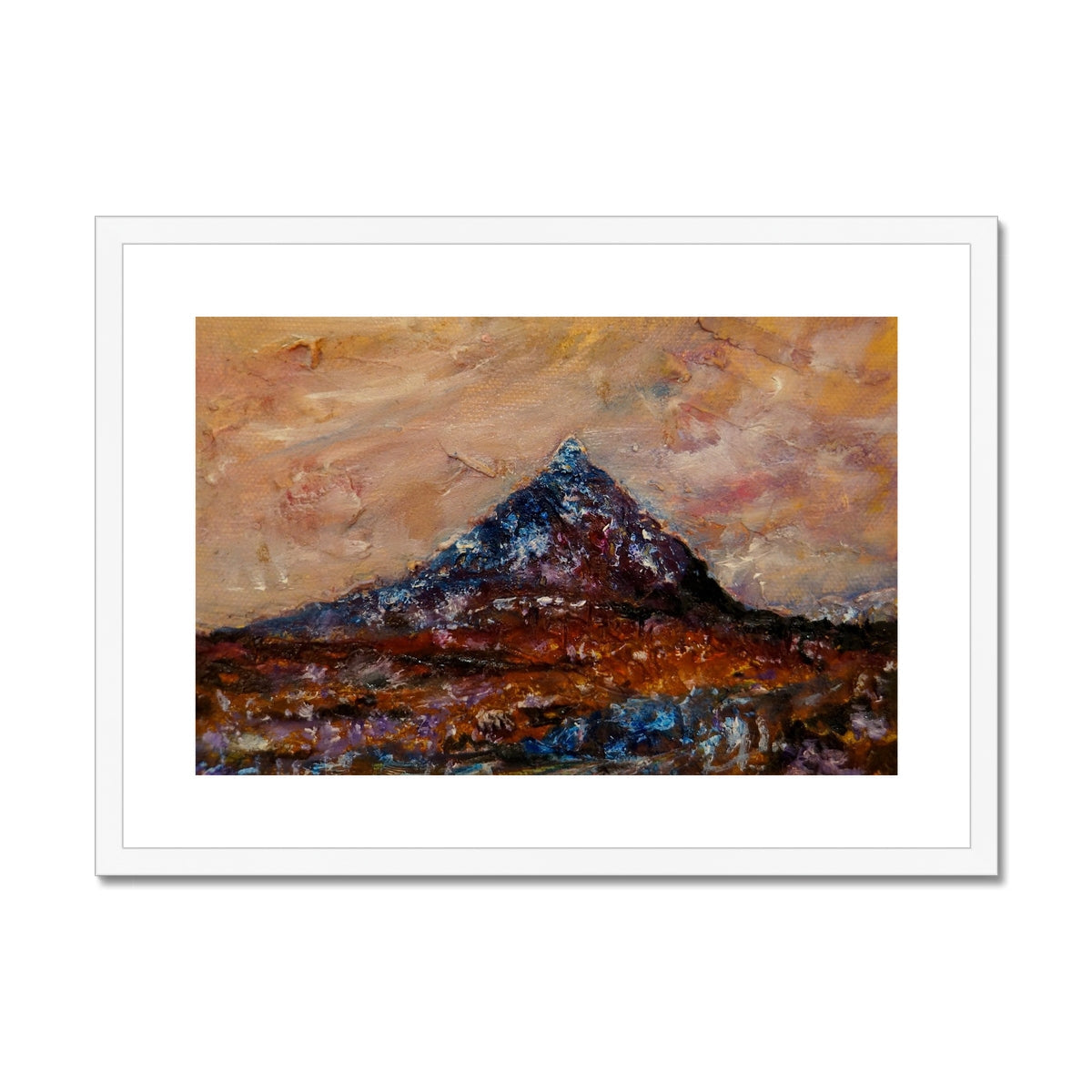 Buachaille Etive Mòr Painting | Framed & Mounted Prints From Scotland