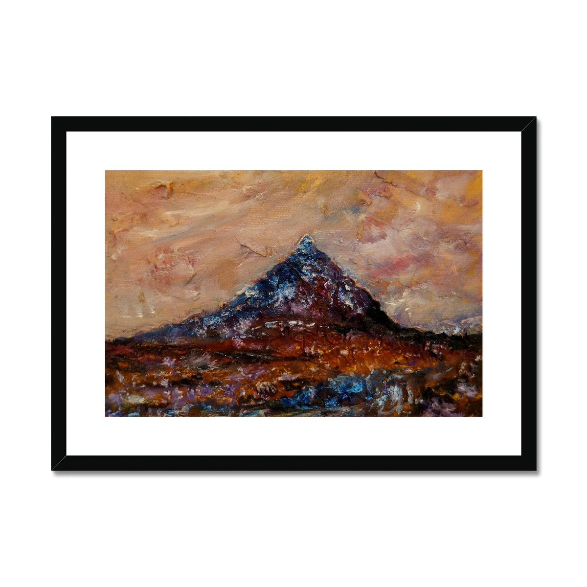 Buachaille Etive Mòr Painting | Framed &amp; Mounted Prints From Scotland