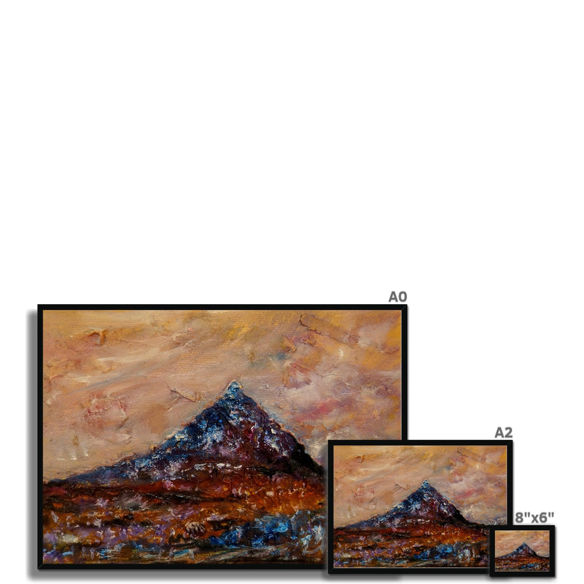 Buachaille Etive Mòr Painting | Framed Prints From Scotland