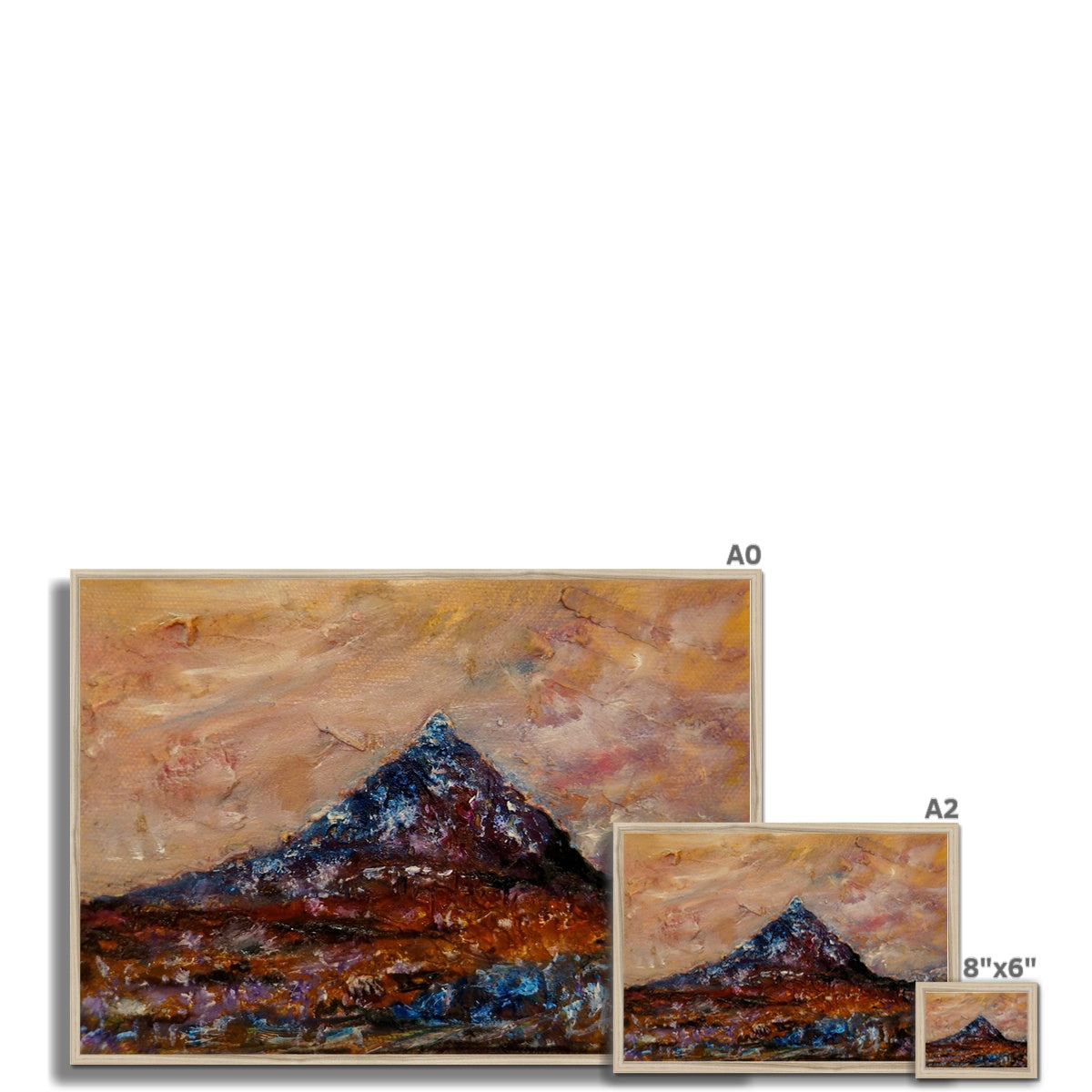 Buachaille Etive Mòr Painting | Framed Prints From Scotland