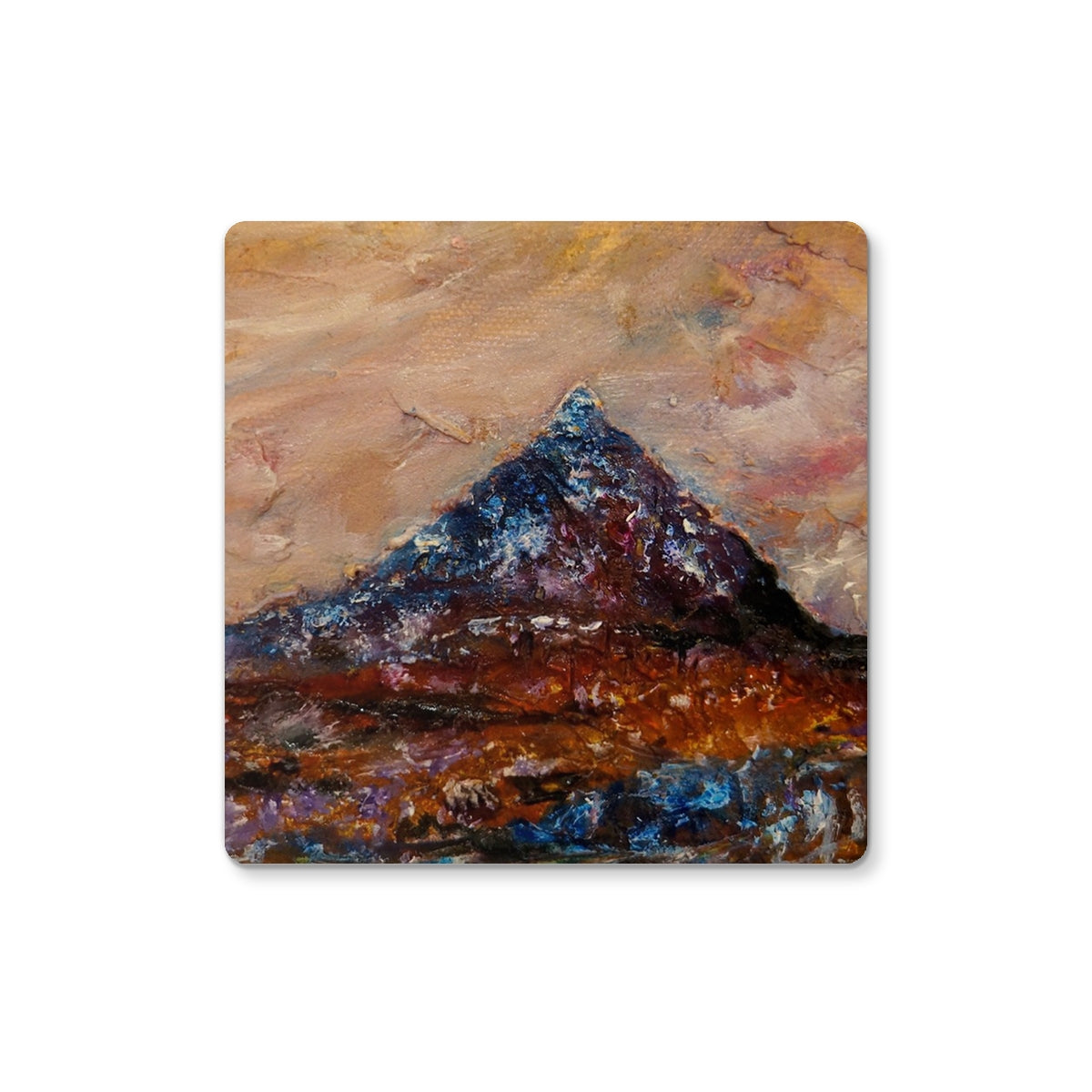 Buachaille Etive Mòr | Scottish Art Gifts | Coaster | Glencoe Art Gallery | Paintings, Prints, Homeware and Art Gifts From Scotland By Scottish Artist Kevin Hunter