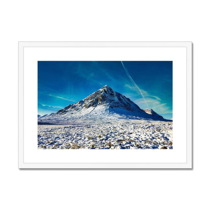 Buachaille Etive Mor Snow Glencoe Scottish Landscape Photography | Framed &amp; Mounted Prints From Scotland