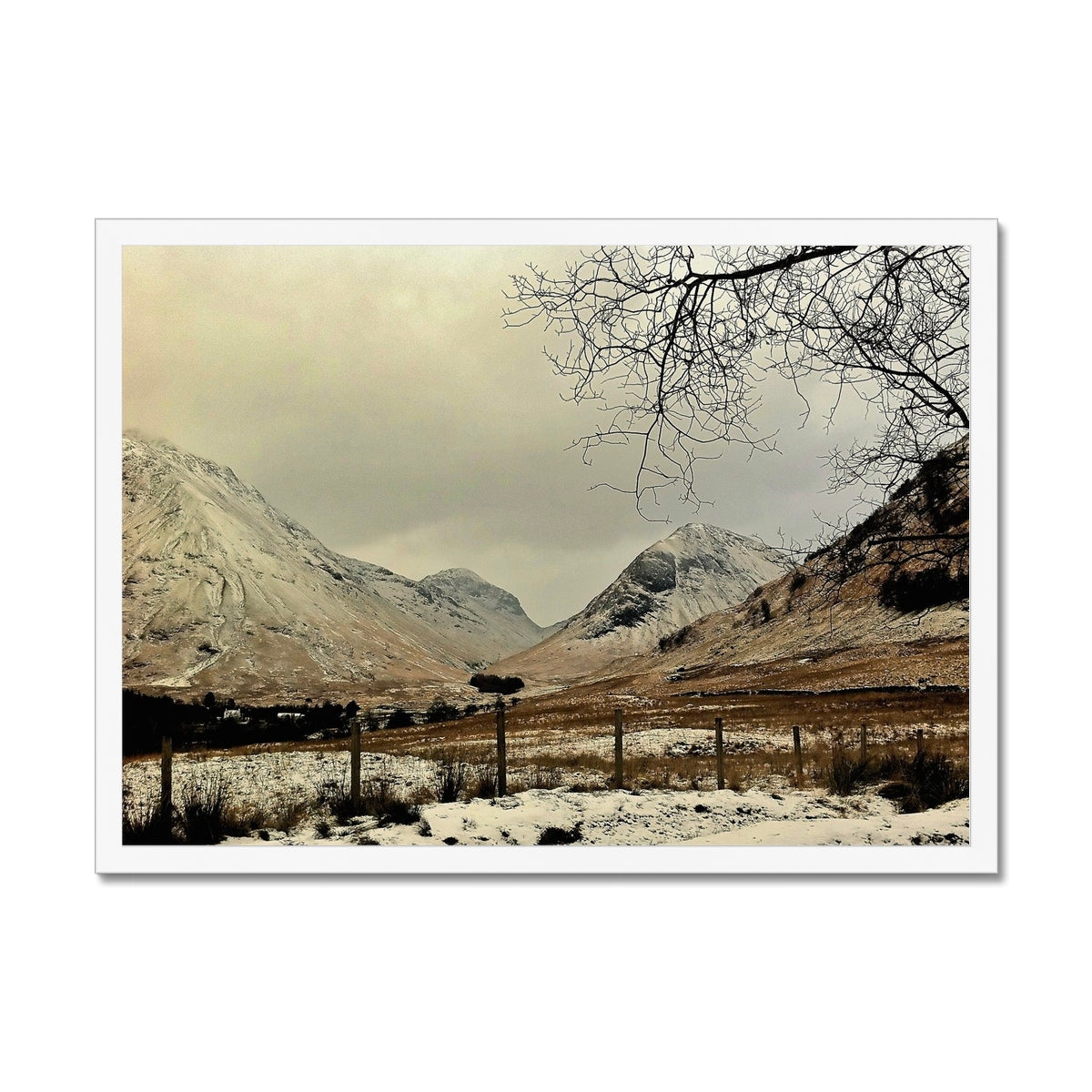 Winter In Glencoe Scottish Landscape Photography | Framed Prints From Scotland