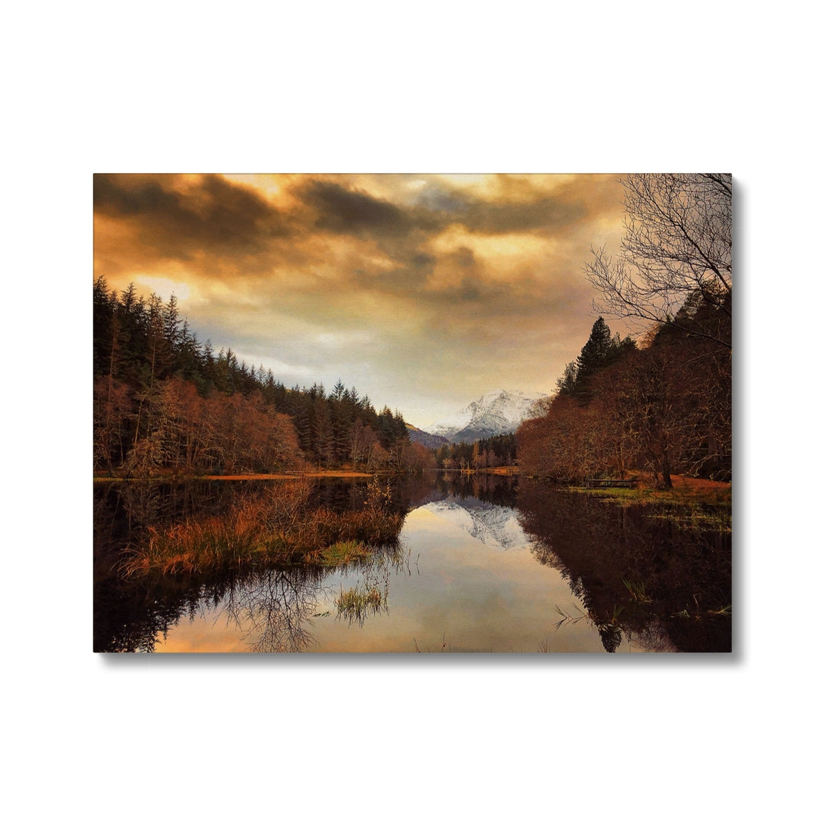 Glencoe Lochan Dusk Scottish Landscape Photography | Canvas Prints From Scotland