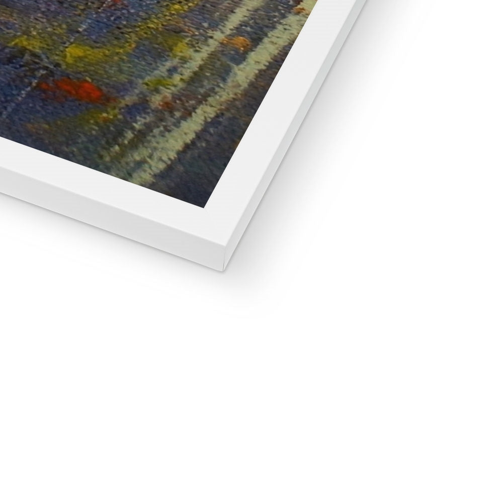 Cairngorms Waterfall Abstract Painting | Framed Prints From Scotland