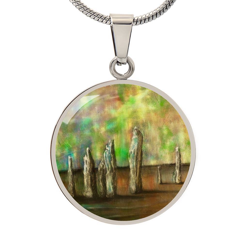 Callanish Northern Lights | Scottish Art Jewelry | Luxury Designer Necklace