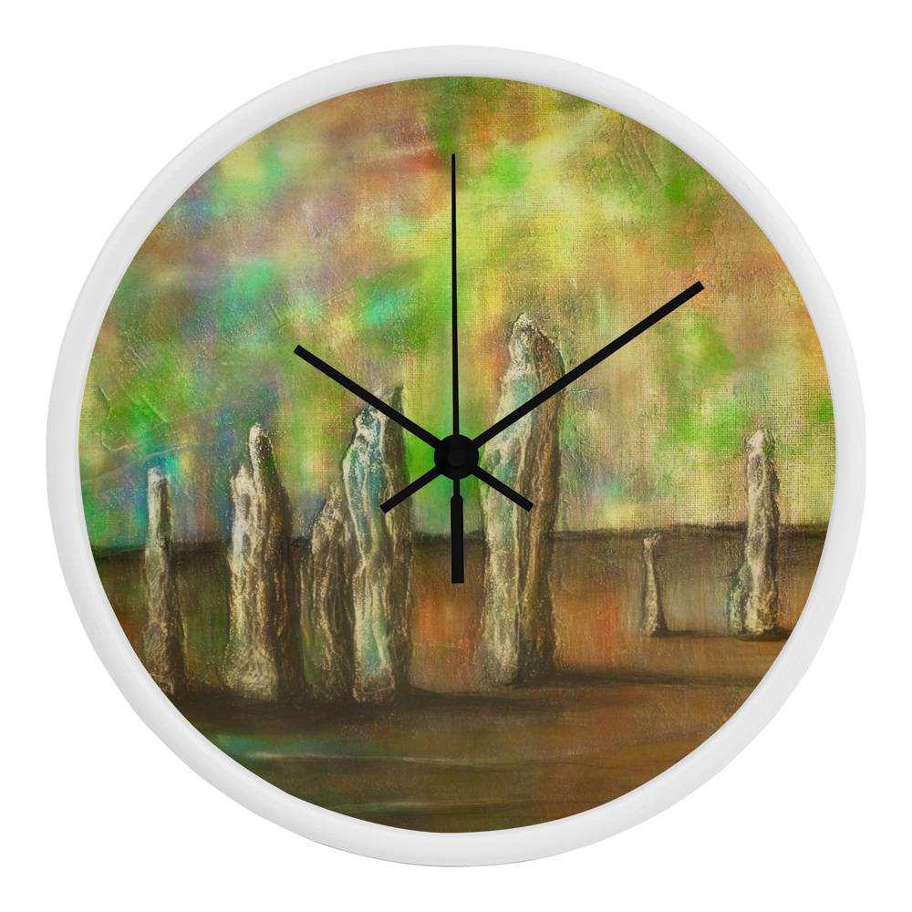 Callanish Northern Lights | Wall Art Clock | Scotland