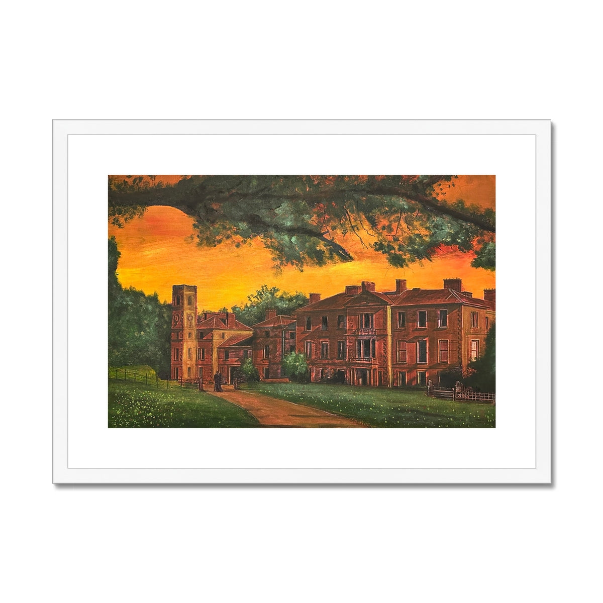 Cambo House St Andrews Painting | Framed &amp; Mounted Prints From Scotland