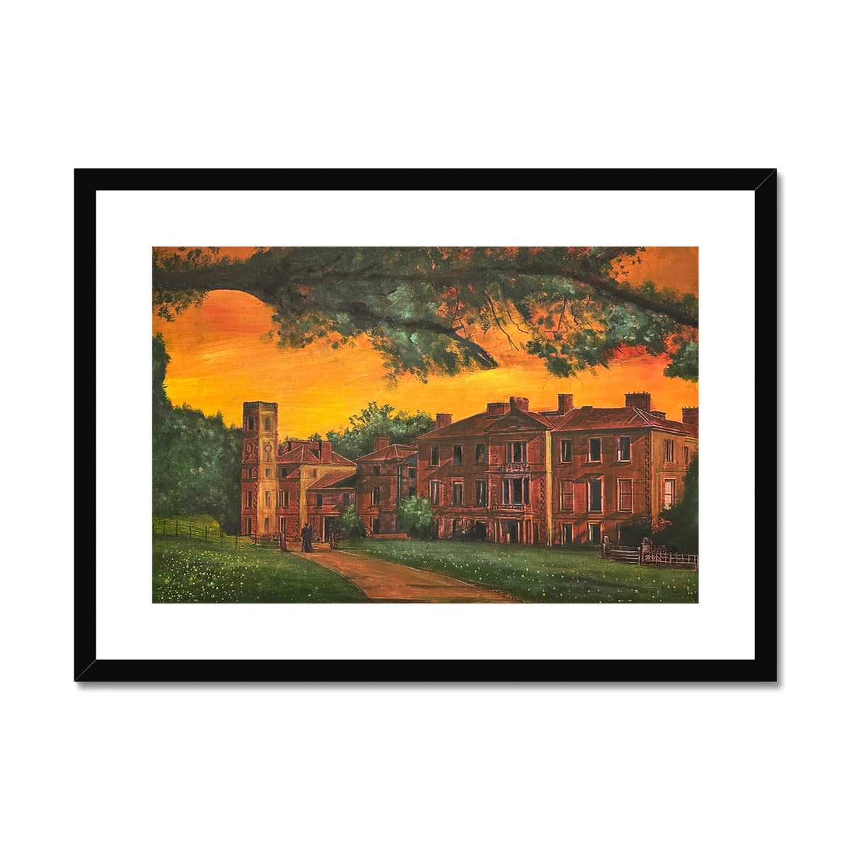 Cambo House St Andrews Painting | Framed &amp; Mounted Prints From Scotland