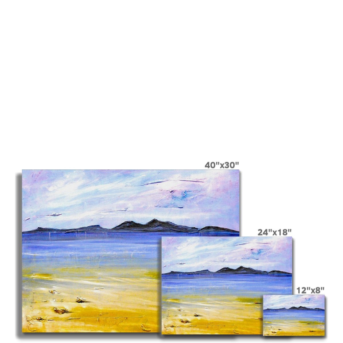 Camusdarach Beach Arisaig Canvas