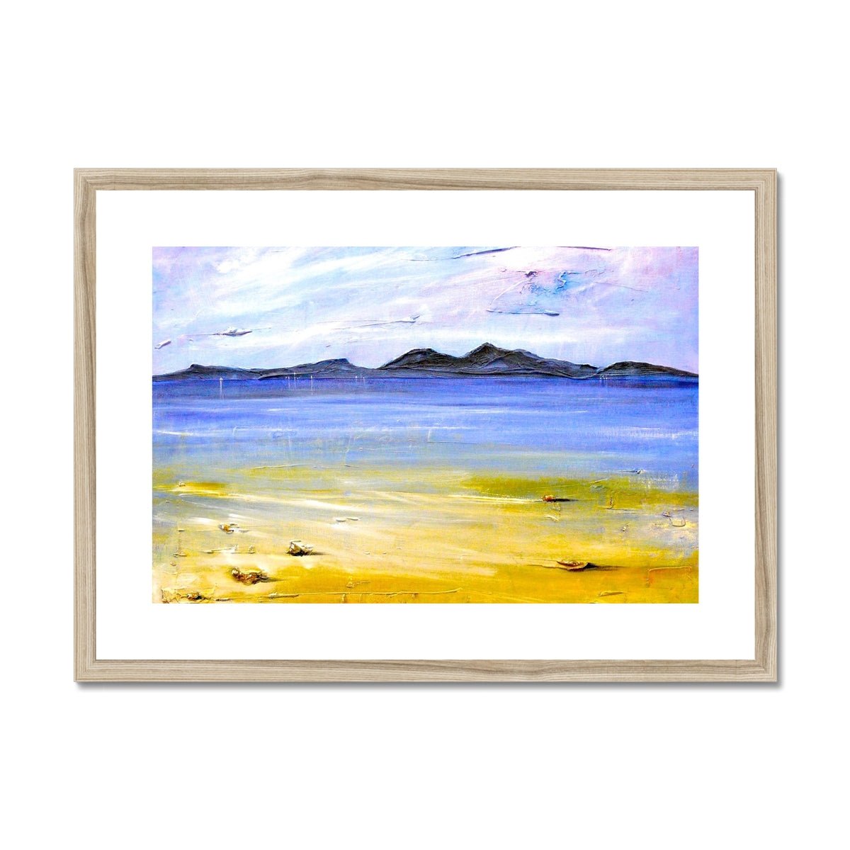 Camusdarach Beach Arisaig Painting | Framed & Mounted Prints From Scotland