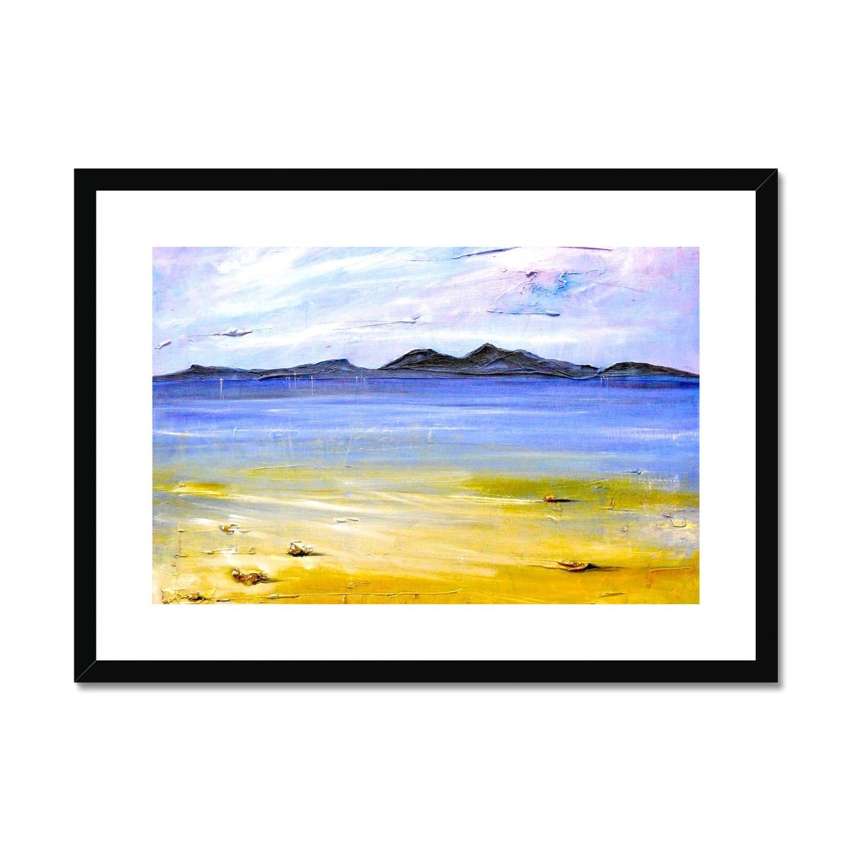 Camusdarach Beach Arisaig Painting | Framed & Mounted Prints From Scotland