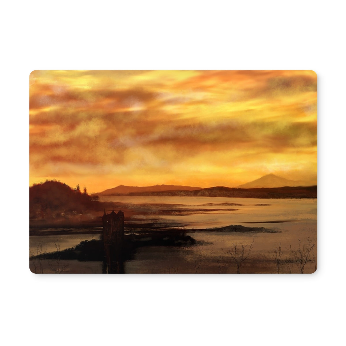 Castle Stalker Dusk Art Gifts Placemat