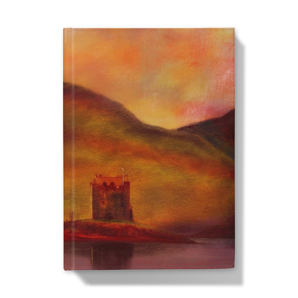 Castle Stalker Sunset Art Gifts Hardback Journal