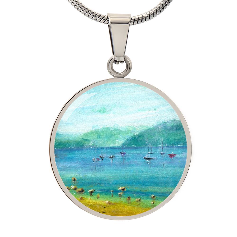 Clyde Summers Day | Scottish Art Jewellery | Luxury Necklace