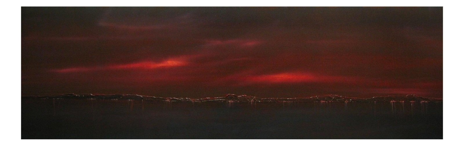 Clyde Winter Dusk | Panoramic Painting & Art Prints