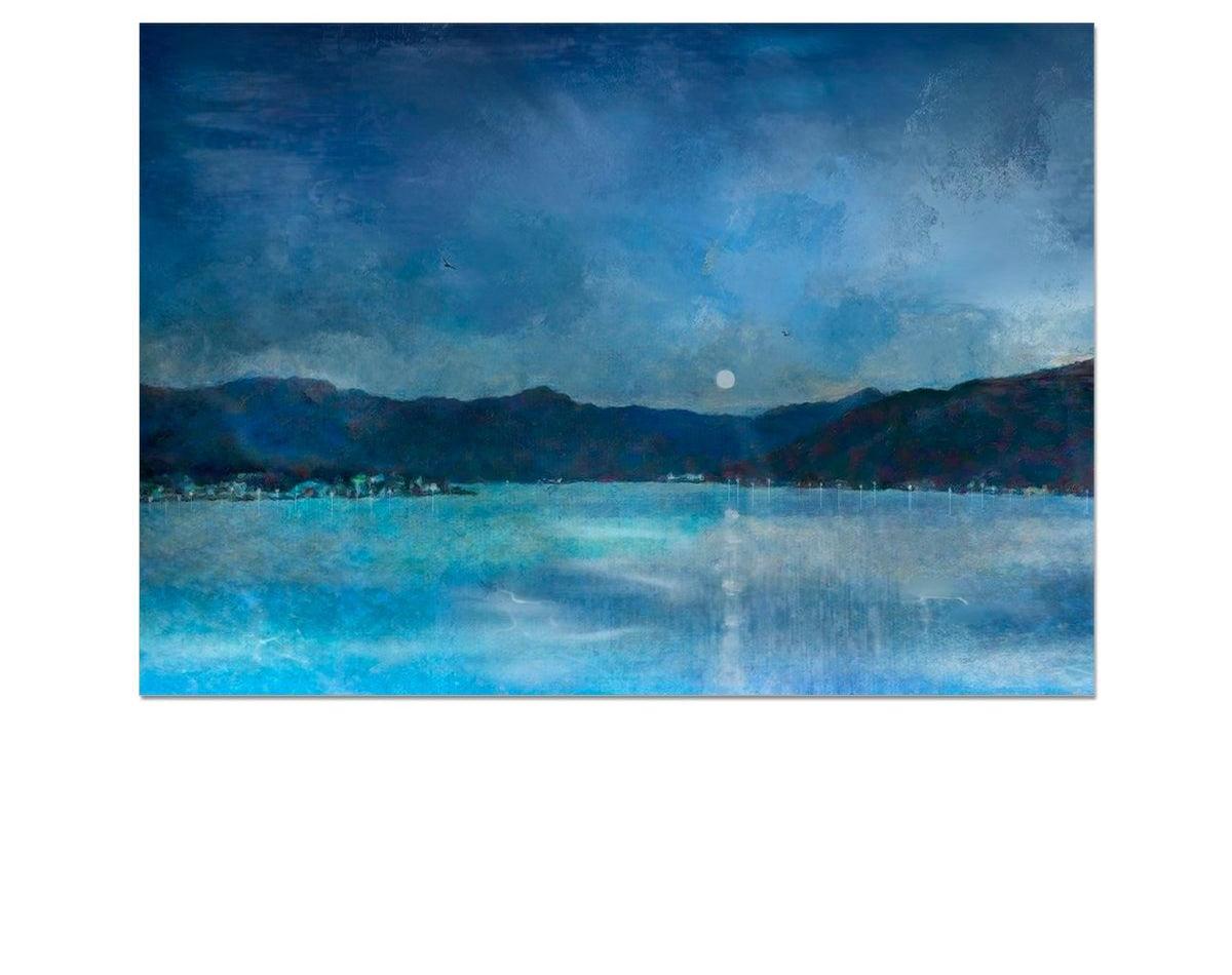 Clyde Winter Morning Moon Art Prints from my River Clyde Art Gallery Collection