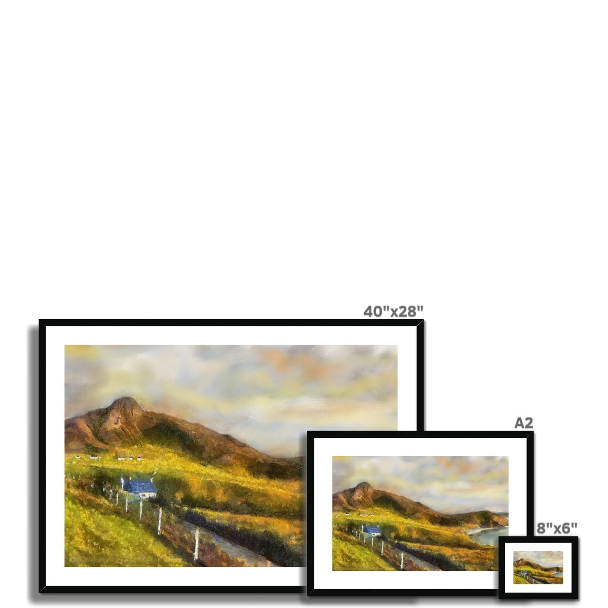 Coldbackie Painting | Framed & Mounted Prints From Scotland