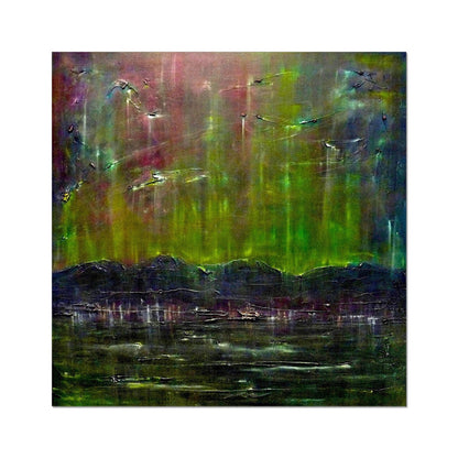 Cromarty Harbour Northern Lights Prints | Scottish Highlands &amp; Lowlands Art Gallery | Paintings, Prints, Homeware and Art Gifts From Scotland By Scottish Artist Kevin Hunter